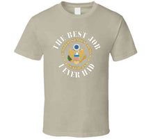 Load image into Gallery viewer, Army - The Best Job I Ever Had - United States Army Emblem - Veteran W White Txt X 300 Classic T Shirt, Crewneck Sweatshirt, Hoodie, Long Sleeve