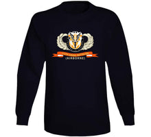 Load image into Gallery viewer, Army - 112th Signal Battalion W Airborne Badge - Dui - Ribbon X 300 Classic T Shirt, Crewneck Sweatshirt, Hoodie, Long Sleeve