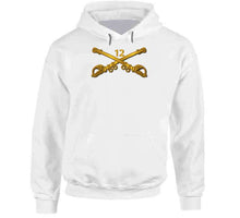 Load image into Gallery viewer, Army - 12th Cavalry Branch Wo Txt Classic T Shirt, Crewneck Sweatshirt, Hoodie, Long Sleeve