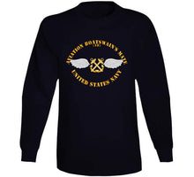 Load image into Gallery viewer, Navy - Rate - Aviation Boatswain's Mate - Gold Anchor W Txt Classic T Shirt, Crewneck Sweatshirt, Hoodie, Long Sleeve