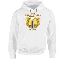 Load image into Gallery viewer, Army - Emblem - Warrant Officer 5 - Cw5 W Eagle - Veteran Classic T Shirt, Crewneck Sweatshirt, Hoodie, Long Sleeve