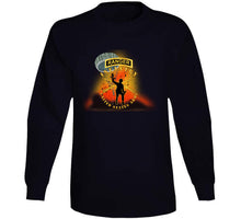 Load image into Gallery viewer, Army - Infantry - Follow Me - Ranger Tab - Paratrooper - Battleground X 300 Classic T Shirt, Crewneck Sweatshirt, Hoodie, Long Sleeve