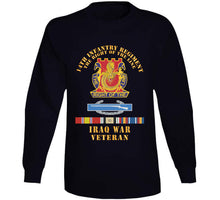 Load image into Gallery viewer, Army - Dui - 14th Infantry Regiment The Right Of The Line W Cib -  Iraq Svc X 300 T Shirt
