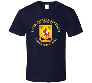 113th Cavalry Regiment - Dui - Us Army X 300 T Shirt