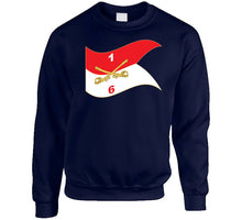 Load image into Gallery viewer, 6th Squadron, 1st Cavalry Regiment - Guidon - Waving X 300 Classic T Shirt, Crewneck Sweatshirt, Hoodie, Long Sleeve