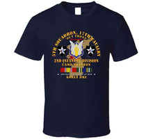 Load image into Gallery viewer, Army - 5th Squadron, 17th Cavalry - Camp Stanton - 2nd Id W Map W Korea Svc Classic T Shirt, Crewneck Sweatshirt, Hoodie, Long Sleeve