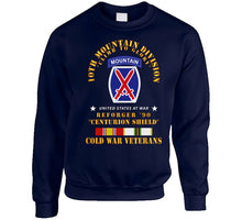 Load image into Gallery viewer, 10th Mountain Division - Climb To Glory - Reforger 90, Centurion Shield - Cold X 300 Classic T Shirt, Crewneck Sweatshirt, Hoodie, Long Sleeve
