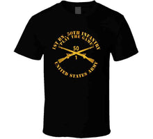 Load image into Gallery viewer, Army - 1st Bn, 50th Infantry - Play The Game W Infantry Br Classic T Shirt, Crewneck Sweatshirt, Hoodie, Long Sleeve