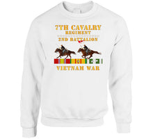 Load image into Gallery viewer, Army - 2nd Battalion, 7th Cavalry Regiment - Vietnam War Wt 2 Cav Riders And Vn Svc X 300 Classic T Shirt, Crewneck Sweatshirt, Hoodie, Long Sleeve