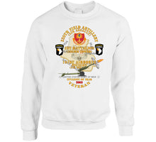 Load image into Gallery viewer, Army - 1st Bn, 320th Fa, 101st Airborne Div - Invasion - 2003 W Aa Badge - W 105mm Map Classic T Shirt, Crewneck Sweatshirt, Hoodie, Long Sleeve