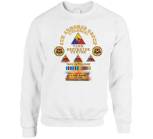 Load image into Gallery viewer, 5th Armored Group - Camp Hood, Tx W Fire - W 758, 761, 784th Tank Bn Ssi W Dui - Am Svc X 300 Classic T Shirt, Crewneck Sweatshirt, Hoodie, Long Sleeve