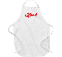 Load image into Gallery viewer, The Sign Chef Dot Com - Red Txt Apron
