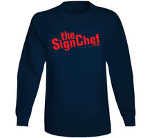 Load image into Gallery viewer, The Sign Chef Dot Com - Red Txt Classic T Shirt, Crewneck Sweatshirt, Hoodie, Long Sleeve