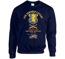 Load image into Gallery viewer, Army - 6th Acr W Cav Br Ft Knox Kentucky - 1980-1981 W M60 Green Camo - Red Txt X 300 Classic T Shirt, Crewneck Sweatshirt, Hoodie, Long Sleeve