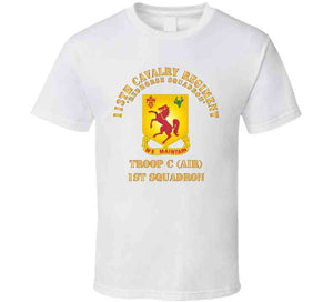 113th Cavalry Regiment - Dui - Redhorse Squadron - Troop C - 1st Squadron X 300 T Shirt