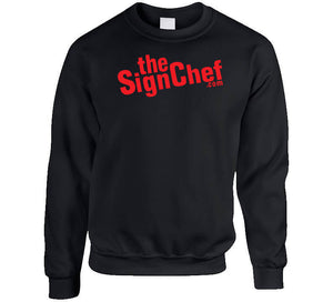 The Sign Chef Dot Com - Red Txt T Shirt