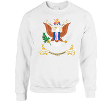 Load image into Gallery viewer, Army - Regimental Colors - 187th Infantry Regiment - Ne Desit Virtus X 300 Classic T Shirt, Crewneck Sweatshirt, Hoodie, Long Sleeve