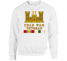 Load image into Gallery viewer, Army - 31st Engineer Battalion - Eng Branch - Cold War Vet W Cold Svc Classic T Shirt, Crewneck Sweatshirt, Hoodie, Long Sleeve