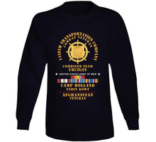 Load image into Gallery viewer, Army - 1438th Trans Company - Camp Holland Afghanistan Vet W Afghan Svc X 300 Classic T Shirt, Crewneck Sweatshirt, Hoodie, Long Sleeve