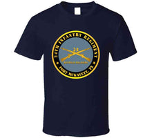 Load image into Gallery viewer, Army - 24th Infantry Regiment - Fort Mckavett, Tx - Buffalo Soldiers W Inf Branch Classic T Shirt, Crewneck Sweatshirt, Hoodie, Long Sleeve