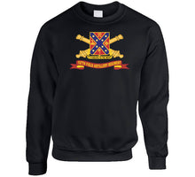 Load image into Gallery viewer, 107th Field Artillery Regiment - Dui W Br - Ribbon X 300 Classic T Shirt, Crewneck Sweatshirt, Hoodie, Long Sleeve