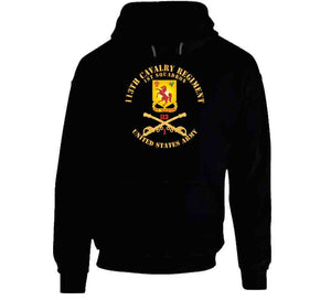 113th Cavalry Regiment - Cav Br - Dui - 1st Squadron W Red Regt Txt X 300 T Shirt