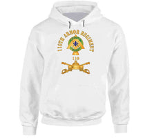 Load image into Gallery viewer, 110th Armor Regiment Unit Insignia Hoodie