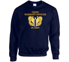 Load image into Gallery viewer, Army - Emblem - Warrant Officer 5 - Cw5 W Eagle - Us Army Classic T Shirt, Crewneck Sweatshirt, Hoodie, Long Sleeve