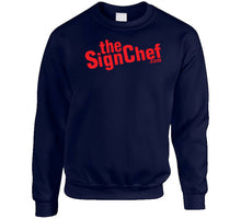 Load image into Gallery viewer, The Sign Chef Dot Com - Red Txt Classic T Shirt, Crewneck Sweatshirt, Hoodie, Long Sleeve