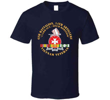 Load image into Gallery viewer, 6th Battalion, 14th Artillery Regiment - Dui - Vn Svc Bar - Top X 300 Classic T Shirt, Crewneck Sweatshirt, Hoodie, Long Sleeve