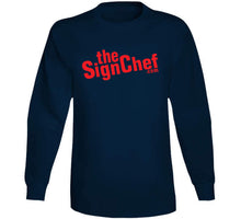 Load image into Gallery viewer, The Sign Chef Dot Com - Red Txt Baby Bib
