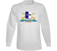Load image into Gallery viewer, Army - 371st Infantry Regiment - Black Devils (v0) W Br - Ribbon Classic T Shirt, Crewneck Sweatshirt, Hoodie, Long Sleeve