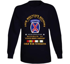 10th Mountain Division - Climb To Glory - Reforger 90, Centurion Shield  - Cold X 300 Classic T Shirt, Crewneck Sweatshirt, Hoodie, Long Sleeve