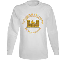 Load image into Gallery viewer, 21st Engineer Battalion - Forsee And Provide W Br - Num X 300 Classic T Shirt, Crewneck Sweatshirt, Hoodie, Long Sleeve