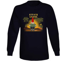 Load image into Gallery viewer, Attack Gnome W Claymore - Grenade W Fire W Jungle X 300 Classic T Shirt, Crewneck Sweatshirt, Hoodie, Long Sleeve