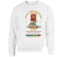 Load image into Gallery viewer, Dui - 284th Field Artillery Battalion - Dui W Br - Helpmate - 105mm Gun - Crew - Eur Svc Wwii X 300 Classic T Shirt, Crewneck Sweatshirt, Hoodie, Long Sleeve