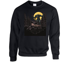 Load image into Gallery viewer, Wolfman Attacking Moon Forest - X 300 Classic T Shirt, Crewneck Sweatshirt, Hoodie, Long Sleeve