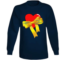 Load image into Gallery viewer, Army - Heart - Yellow Ribbon - Support Troops And Vets X 300 Classic T Shirt, Crewneck Sweatshirt, Hoodie, Long Sleeve