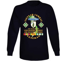 Load image into Gallery viewer, Vietnam Combat Infantry Veteran W 1st Bn 35th Inf - 4th Id Ssi X 300 T Shirt