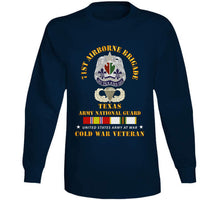 Load image into Gallery viewer, Army - 1st Airborne Bde - Txarng - Cold War Vet Wo Parachute W Cold Svc X 300 Classic T Shirt, Crewneck Sweatshirt, Hoodie, Long Sleeve