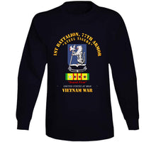 Load image into Gallery viewer, Army - 1st Bn 77th Armor W 8 Vn Campaign Stars Classic T Shirt, Crewneck Sweatshirt, Hoodie, Long Sleeve