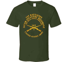 Load image into Gallery viewer, Army - 1st Bn, 167th Infantry - We Shall Drive Forward - Inf Branch X 300 Classic T Shirt, Crewneck Sweatshirt, Hoodie, Long Sleeve