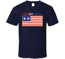 Load image into Gallery viewer, Flag - Western Forces - 2 Star Flag W Txt T-Shirts - Classic