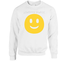 Load image into Gallery viewer, Emoji 1 - Happy Face W Transparent Eyes Adn Mouth W Txt X 300 Classic T Shirt, Crewneck Sweatshirt, Hoodie, Long Sleeve