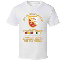 Load image into Gallery viewer, Army - 5th Signal Command - Ssi, Usa Stratcom, Eur, Karlsruhe, Germany W Cold Svc X 300 Classic T Shirt, Crewneck Sweatshirt, Hoodie, Long Sleeve