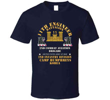 Load image into Gallery viewer, 11th Engineer Battalion - Camp Humphries 2nd Infantry Division - Korea X 300 Classic T Shirt, Crewneck Sweatshirt, Hoodie, Long Sleeve