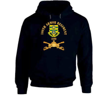 Load image into Gallery viewer, 109th Armor Regiment - Dui W Ar Branch X 300 Classic T Shirt, Crewneck Sweatshirt, Hoodie, Long Sleeve