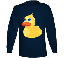 Load image into Gallery viewer, Yellow Rubber Duck - Oblique Left Front Long Sleeve T Shirt