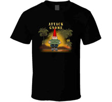 Load image into Gallery viewer, Attack Gnome W Claymore - Grenade W Fire W Jungle X 300 Classic T Shirt, Crewneck Sweatshirt, Hoodie, Long Sleeve