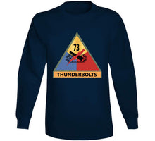 Load image into Gallery viewer, Army - 73rd Tank Battalion -thunderbolts W Ssi Name Tape X 300 Classic T Shirt, Crewneck Sweatshirt, Hoodie, Long Sleeve